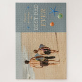 カスタマイズ可能なパパと子最高の写真パパ ジグソーパズル (縦)