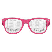 カスタマイズ可能なパパのリトルヒーローミニマル文字 キッズサングラス (正面)