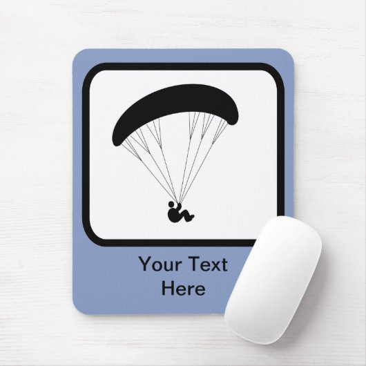 カスタマイズ可能なパラグライダーのロゴ マウスパッド (マウス)