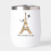 カスタマイズ可能なパリトリップシックエッフェルタワー飛行機 (正面)