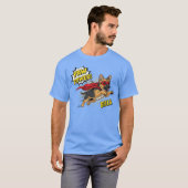 カスタマイズ可能なパワージャーマンシェパード Tシャツ (正面フル)