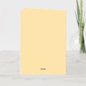 カスタマイズ可能なパンクガールギタリストアート感動的 箔グリーティングカード (裏面)