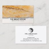 カスタマイズ可能なパンベーカリー食品 名刺 (正面/裏面)