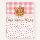 カスタマイズ可能なパンレシピ ノートブック (正面)