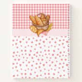 カスタマイズ可能なパンレシピ ノートブック (裏面)