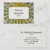 カスタマイズ可能なパーソナライズな熱帯乾燥したサボテン 名刺 (正面/裏面)