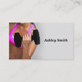 カスタマイズ可能なパーソナルトレーナーの名刺 名刺 (裏面)