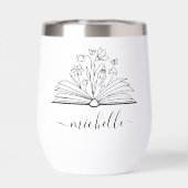 カスタマイズ可能なパーソナルフローラブックリーダー先生 (背面)