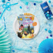 カスタマイズ可能なパーソナル誕生日デザイン ペーパープレート (パーティー)