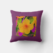 カスタマイズ可能なパーティーの花の枕 クッション (裏面)