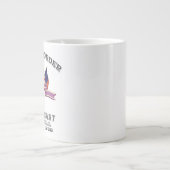 カスタマイズ可能なパープルハート勲章 20oz ジャンボコーヒーマグカップ (正面)