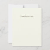 カスタマイズ可能なヒノキのトピアリー「生きた成長の繁栄」 ノートカード (裏面)