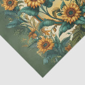 カスタマイズ可能なヒマワリ組織包装紙 薄葉紙 (詳細)