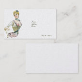 カスタマイズ可能なビクトリアンファッション名刺 名刺 (正面/裏面)