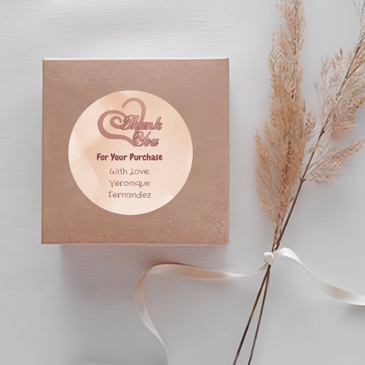 カスタマイズ可能なビジネスに感謝 ラウンドシール