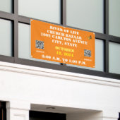 カスタマイズ可能なビジネスイベントバナー 横断幕 (ビルの外側)