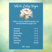 カスタマイズ可能なビジネスウィンドウの固定 ウィンドウサイン (シート3)