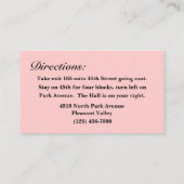 カスタマイズ可能なビジネスサイズカード エンクロージャーカード (裏面)