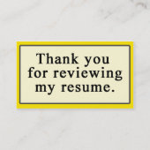 カスタマイズ可能なビジネスサンキューカード 名刺 (裏面)