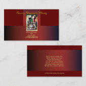 カスタマイズ可能なビジネスプロフィールのワイナリーのブドウ園のワイン 名刺 (正面/裏面)