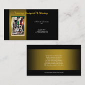 カスタマイズ可能なビジネスプロフィールのワイナリーのブドウ園のワイン 名刺 (正面/裏面)