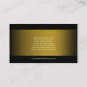 カスタマイズ可能なビジネスプロフィールのワイナリーのブドウ園のワイン 名刺 (裏面)