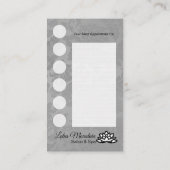 カスタマイズ可能なビジネスロイヤリティカード 名刺 (裏面)