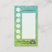 カスタマイズ可能なビジネスロイヤリティカード 名刺 (裏面)