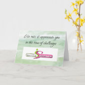 カスタマイズ可能なビジネスロゴのお客様への感謝 カード (黄色い花)