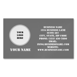 カスタマイズ可能なビジネスロゴカード マグネット名刺