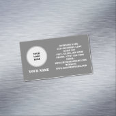 カスタマイズ可能なビジネスロゴカード マグネット名刺 (インサイチュ)