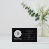 カスタマイズ可能なビジネスロゴカード 名刺 (スタンド正面)