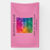 カスタマイズ可能なビジネスロゴ文字カラーテンプレート 横断幕 (縦)