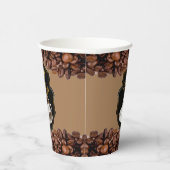 カスタマイズ可能なビジネス名コーヒーショップ紙カップ 紙コップ (右)