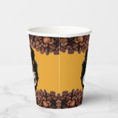 カスタマイズ可能なビジネス名コーヒーショップ紙カップ 紙コップ (右)