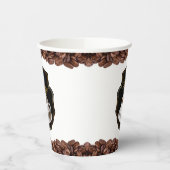 カスタマイズ可能なビジネス名コーヒーショップ 紙コップ (左)