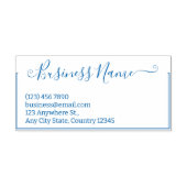 カスタマイズ可能なビジネス情報 セルフインキングスタンプ (デザイン)