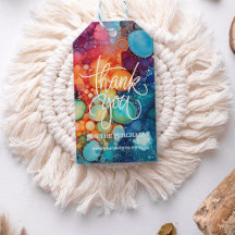 カスタマイズ可能なビジネス感謝の色鮮やか付け