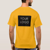 カスタマイズ可能なビジネス追加ロモダンゴ Tシャツ (裏面)