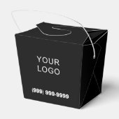 カスタマイズ可能なビジネス ロゴ フォン ケース 黒 フェイバーボックス (裏面サイド)