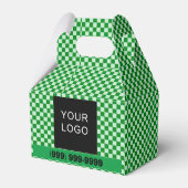 カスタマイズ可能なビジネス ロゴ フォン チェックアウト,  フェイバーボックス (裏面サイド)