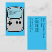 カスタマイズ可能なビデオゲーマーの名刺 名刺 (正面/裏面)