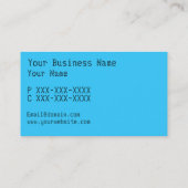 カスタマイズ可能なビデオゲーマーの名刺 名刺 (裏面)