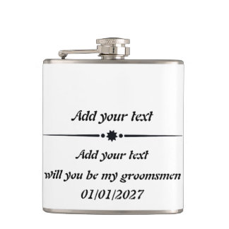 カスタマイズ可能なビニール包まれたフラスコ フラスク