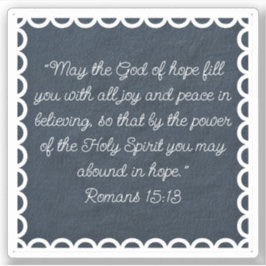 カスタマイズ可能なビブルの詩ステッカー(デニムレース仕様) シール