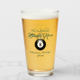 カスタマイズ可能なビリヤードのプールテーブルボールバービール タンブラーグラス