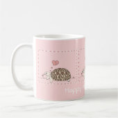 カスタマイズ可能なビルマの星のカメのマグ#2b コーヒーマグカップ (左)