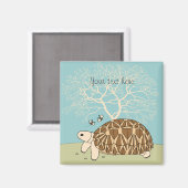 カスタマイズ可能なビルマの星ガメ磁石 マグネット (正面/裏面)