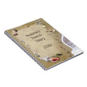 カスタマイズ可能なビーチ日記スパイラルノートブック ノートブック (右側)