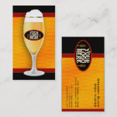 カスタマイズ可能なビールの名刺 名刺 (正面/裏面)